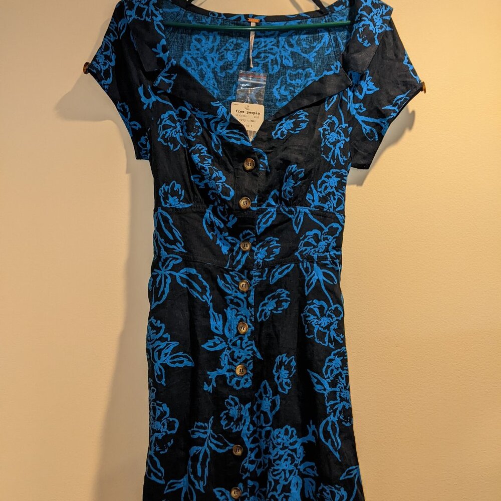 Free People A Thing Called Love Mini Dress NWT Sz 4